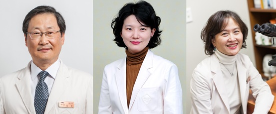 사진 왼쪽부터 김성·이지연·김경미 교수.
