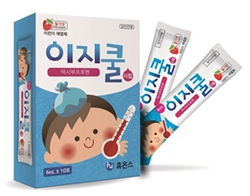휴온스 스틱형 어린이 해열제 발매.