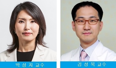 순환기내과 박성지 교수, 영상의학과 김성목 교수.