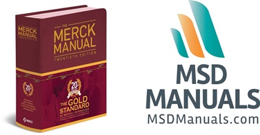 머크 매뉴얼 제20판 및 글로벌 의학 지식 웹사이트 'MSD 매뉴얼'.