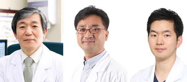 (사진 좌측부터)고려대구로병원 심혈관센터 서홍석, 나진오, 강동오 교수.