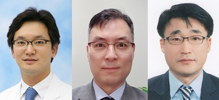 사진 왼쪽부터 문인석 교수, 정광원 교수, 강동호 교수.