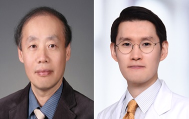 (왼쪽부터) 홍윤철 공공보건의료사업단장, 공공진료센터 김경남 교수.