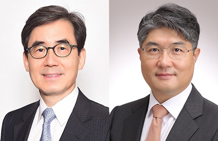 왼쪽부터) 김효수 교수, 권유욱 교수.