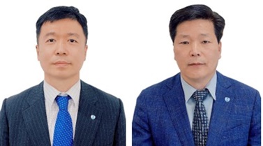 (왼쪽부터)휴온스글로벌 CFO 강신원 전무, 휴온스 중앙연구센터장 정광일 전무.
