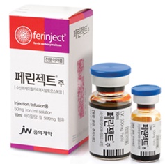 JW중외제약 페린젝트, '심부전 환자 철결핍 치료제'로 권고.