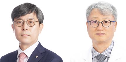 (좌측부터)고려대학교 의과대학 신경과학교실 김병조 교수, 내과학교실 서재홍 교수.