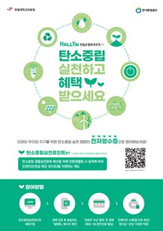 한림대의료원, '한국환경공단 탄소중립실천포인트제' 시행(자료 한림대의료원 제공).