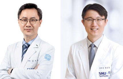 (사진 왼쪽부터)분당서울대병원 윤상웅 교수, 서울대병원 권오상 교수.