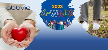 한국애브비가 9월 15일부터 10월 31일까지 희귀·난치질환 환자 등을 위한 걷기 캠페인 ‘에이워크(A-Walk) 2023’을 진행했다.